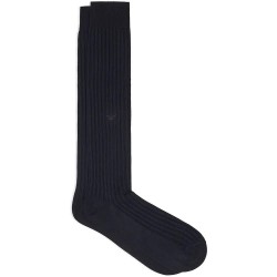 Чорапи Emporio armani EM000534_AF20092 long socks - Black (Rib Black) чорапи,мъжки,чорапи,дамски,чорапи,emporio,armani,em000534,af20092,long,socks,black,(rib,black)