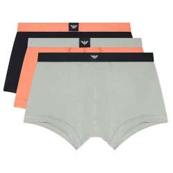 Боксерки Emporio armani EM002205_AF20673 Trunk boxers 3 units - Multicolor (Black / Sage / Camellia) боксерки,мъжко,бельо,emporio,armani,em002205,af20673,trunk,boxers,3,units,multicolor,(black,sage,camellia)