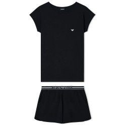 пижама,дамски,пижами,emporio,armani,ew000495,af19023,short,sleeve,pyjama,black,(black)