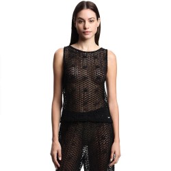 Потник Emporio armani EW000607_AF20251 Sleeveless Top - Black (Black) потник,дамски,топове,emporio,armani,ew000607,af20251,sleeveless,top,black,(black)