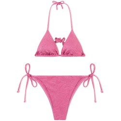 Emporio armani EW000786_AF20241 Triangle bikini - Pink (Pink Monstera) дамски,бански,костюми,emporio,armani,ew000786,af20241,triangle,bikini,pink,(pink,monstera)