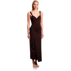 рокля,дамски,поли,и,рокли,emporio,armani,ew003282,af20239,sleeveless,long,dress,brown,(deep,brown)
