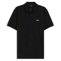 BOSS GOC Birdie 3 short sleeve polo - Black (Black) дамски,блузи,с,яка,мъжки,блузи,с,яка,boss,goc,birdie,3,short,sleeve,polo,black,(black)