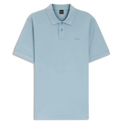 BOSS Prime short sleeve polo - Blue (Light / Pastel Blue) дамски,блузи,с,яка,мъжки,блузи,с,яка,boss,prime,short,sleeve,polo,blue,(light,pastel,blue)