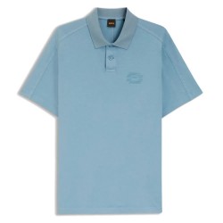 BOSS Techno Polo - Blue (Light / Pastel Blue) дамски,блузи,с,яка,мъжки,блузи,с,яка,boss,techno,polo,blue,(light,pastel,blue)