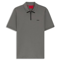 HUGO Dalomino 10257070 short sleeve polo - Grey (Dark Grey) дамски,блузи,с,яка,мъжки,блузи,с,яка,hugo,dalomino,10257070,short,sleeve,polo,grey,(dark,grey)