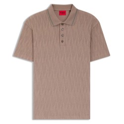 HUGO Dunik Polo - Brown (Light / Pastel Brown) дамски,блузи,с,яка,мъжки,блузи,с,яка,hugo,dunik,polo,brown,(light,pastel,brown)