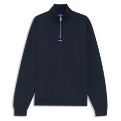 блуза,мъжки,пуловери,hugo,neeler,10249110,blue,half,zip,sweatshirt,blue,(dark,blue)