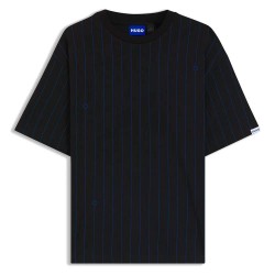 Тениска HUGO Norayati BLUE T-shirt - Black (Black) тениска,мъжки,тениски,дамски,тениски,hugo,norayati,blue,t,shirt,black,(black)
