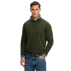 Блуза Superdry Classic Essential sweatshirt - Green (Surplus Goods Olive) блуза,мъжки,пуловери,superdry,classic,essential,sweatshirt,green,(surplus,goods,olive)