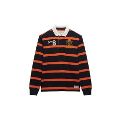 блуза,с,яка,дамски,блузи,с,яка,мъжки,блузи,с,яка,superdry,double,emblem,stripe,rugby,long,sleeve,polo,black,(navy,orange,stripe)