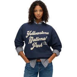 блуза,дамски,блузи,superdry,lo,fi,outdoor,loose,crew,sweatshirt,blue,(lauren,navy)