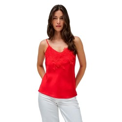 Тениска Salsa jeans 21010730 T-shirt - Red (Medium Red V1) тениска,мъжки,тениски,дамски,тениски,salsa,jeans,21010730,t,shirt,red,(medium,red,v1)