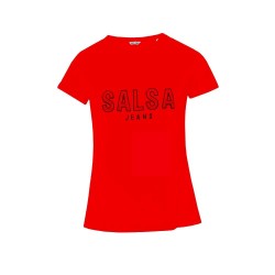 тениска,мъжки,тениски,дамски,тениски,salsa,jeans,21011059,short,sleeve,t,shirt,red,(dark,red)