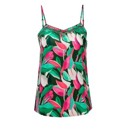 Тениска Salsa jeans 21011122 sleeveless T-shirt - Multicolor (Dark Pink V1) тениска,мъжки,тениски,дамски,тениски,salsa,jeans,21011122,sleeveless,t,shirt,multicolor,(dark,pink,v1)