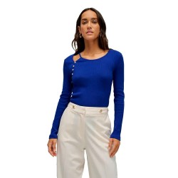 Блуза Salsa jeans 21011155 sweater - Blue (Dark Blue V1) блуза,мъжки,пуловери,дамски,пуловери,salsa,jeans,21011155,sweater,blue,(dark,blue,v1)