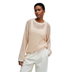 Блуза Salsa jeans 21011174 sweater - Beige (Light Beige) блуза,дамски,пуловери,дамски,плетени,дрехи,salsa,jeans,21011174,sweater,beige,(light,beige)