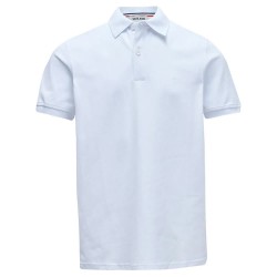 Дънки Salsa jeans Basic Regular Fit short sleeve polo - White (White) дънки,дамски,блузи,с,яка,мъжки,блузи,с,яка,salsa,jeans,basic,regular,fit,short,sleeve,polo,white,(white)