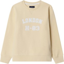 Блуза Hackett London H83 Crew sweatshirt - Beige / Yellow (Pastel Yellow) блуза,детски,блузи,hackett,london,h83,crew,sweatshirt,beige,yellow,(pastel,yellow)