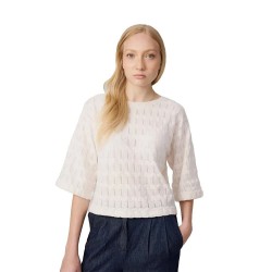 Блуза Makia Marie knit sweater - White (White) блуза,мъжки,пуловери,дамски,пуловери,makia,marie,knit,sweater,white,(white)