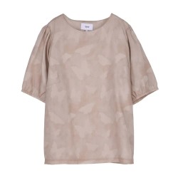 дамски,блузи,makia,papillone,short,sleeve,blouse,beige,(humus)
