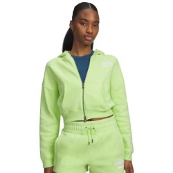 поларена,блуза,дамски,блузи,under,armour,icon,fleece,novelty,full,zip,sweatshirt,green,(green)