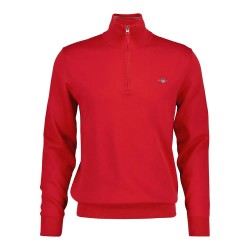 блуза,мъжки,пуловери,дамски,пуловери,gant,classic,half,zip,sweater,red,(rose,red)
