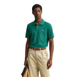 дамски,блузи,с,яка,мъжки,блузи,с,яка,gant,reg,shield,short,sleeve,polo,green,(botanical,hue)