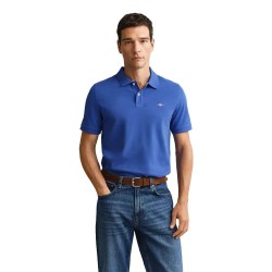 дамски,блузи,с,яка,мъжки,блузи,с,яка,gant,reg,shield,short,sleeve,polo,blue,(royal,blue)