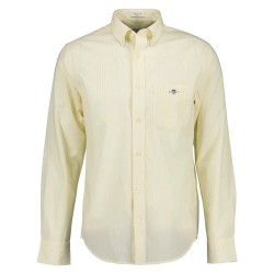 риза,с,дълъг,ръкав,дамски,ризи,мъжки,ризи,gant,reg,stripe,long,sleeve,shirt,yellow,(vanilla,yellow)