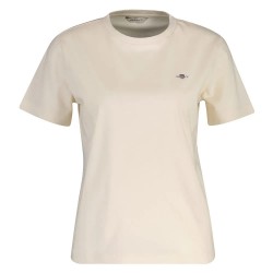 тениска,мъжки,тениски,дамски,тениски,gant,shield,regular,fit,short,sleeve,t,shirt,beige,(creamed,white)