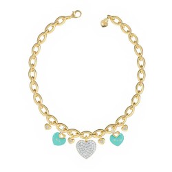 Guess JUBN05203JWYG 45cm necklace - Golden (Golden) бижутерия,guess,jubn05203jwyg,45cm,necklace,golden,(golden)