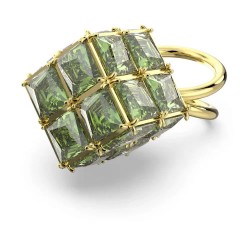 Swarovski 5630300 ring - Golden (Green) бижутерия,swarovski,5630300,ring,golden,(green)