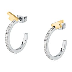 бижутерия,trussardi,tjaxc32,earrings,silver,(grey)