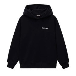 Суичър Napapijri Albedo Fleece hoodie - Black (Black Beauty) суичър,детски,блузи,napapijri,albedo,fleece,hoodie,black,(black,beauty)