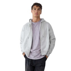 Блуза Balmohk 30000095 full zip sweatshirt - Grey (Grey Melange) блуза,мъжки,пуловери,balmohk,30000095,full,zip,sweatshirt,grey,(grey,melange)