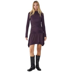 рокля,дамски,поли,и,рокли,balmohk,drapped,long,sleeve,dress,purple,(plum,perfect)