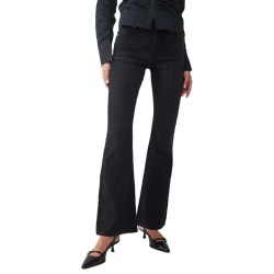 дънки,мъжки,панталони,дамски,панталони,balmohk,flare,fit,jeans,black,(black,denim)