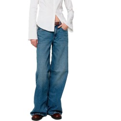 Дънки Balmohk Rita Wide Leg low waist jeans - Blue (Light Blue Denim) дънки,мъжки,панталони,дамски,панталони,balmohk,rita,wide,leg,low,waist,jeans,blue,(light,blue,denim)