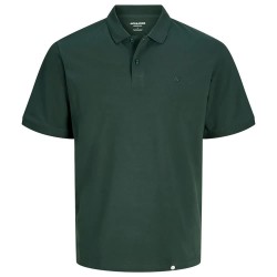 Jack & jones Ebasic short sleeve polo - Green (Darkest Spruce) дамски,блузи,с,яка,мъжки,блузи,с,яка,jack,&,jones,ebasic,short,sleeve,polo,green,(darkest,spruce)