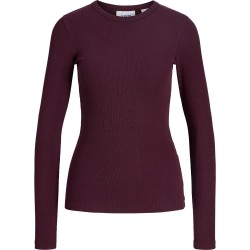 тениска,мъжки,тениски,дамски,тениски,jack,&,jones,freya,rib,jjxx,long,sleeve,t,shirt,purple,(winetasting)