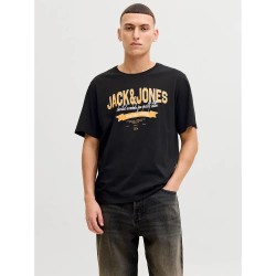 тениска,мъжки,тениски,дамски,тениски,jack,&,jones,logo,short,sleeve,t,shirt,black,(black)