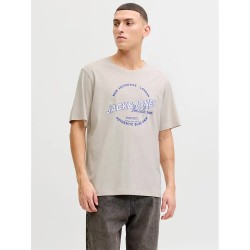 тениска,мъжки,тениски,дамски,тениски,jack,&,jones,logo,short,sleeve,t,shirt,beige,(moonbeam)