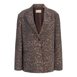 Сако Jack & jones Maya Ellis Relaxed Fit JJXX blazer - Brown (Bison / Leo) сако,дамски,сака,jack,&,jones,maya,ellis,relaxed,fit,jjxx,blazer,brown,(bison,leo)
