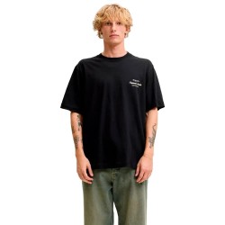 Тениска Jack & jones Norrebro Typo short sleeve T-shirt - Black (Black / Black) тениска,мъжки,тениски,дамски,тениски,jack,&,jones,norrebro,typo,short,sleeve,t,shirt,black,(black,black)