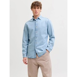 риза,с,дълъг,ръкав,дамски,ризи,мъжки,ризи,jack,&,jones,stanley,at,021,long,sleeve,shirt,blue,(blue,denim,light,blue)