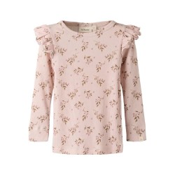 Тениска Name it Gavo Eko Slim Lil´ Atelier long sleeve T-shirt - Beige (Hushed Violet / Flowers) тениска,мъжки,тениски,дамски,тениски,name,it,gavo,eko,slim,lil´,atelier,long,sleeve,t,shirt,beige,(hushed,violet,flowers)