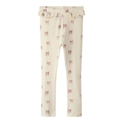 Клин Name it Gavo Slim Lil´ Atelier Mini leggings - Beige (Turtledove / Bow) клин,дамски,клинове,дамски,чорапогащи,и,клинове,name,it,gavo,slim,lil´,atelier,mini,leggings,beige,(turtledove,bow)