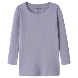 Тениска Name it Kab long sleeve T-shirt - Purple (Heirloom Lilac) тениска,мъжки,тениски,дамски,тениски,name,it,kab,long,sleeve,t,shirt,purple,(heirloom,lilac)
