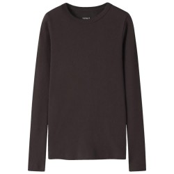 Тениска Name it Nakal long sleeve T-shirt - Black (Chocolate Plum) тениска,мъжки,тениски,дамски,тениски,name,it,nakal,long,sleeve,t,shirt,black,(chocolate,plum)